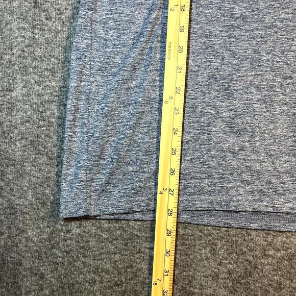 0.1 Algo Shirt Mens M Blue Performance UV SPF 40 Anti Odor Gym Quick Dry - Picture 4 of 7